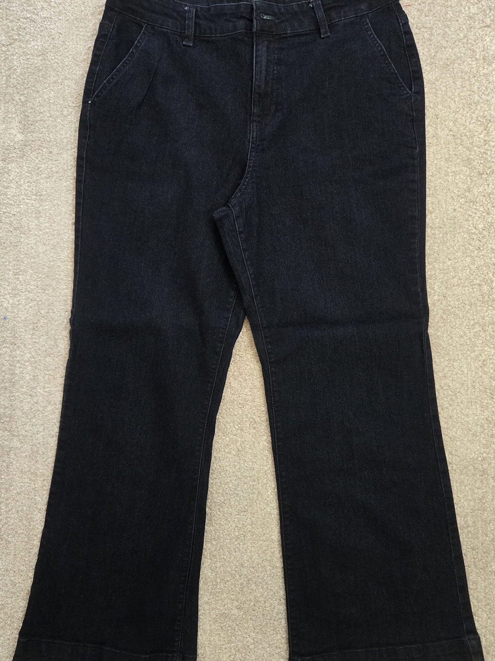 d. jeans Women's Dark Blue Flared Jeans Size 10 Petite